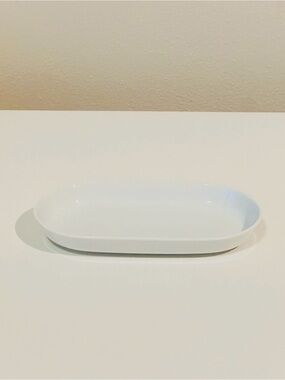 IKEA White Oval Ceramic Serving Tray